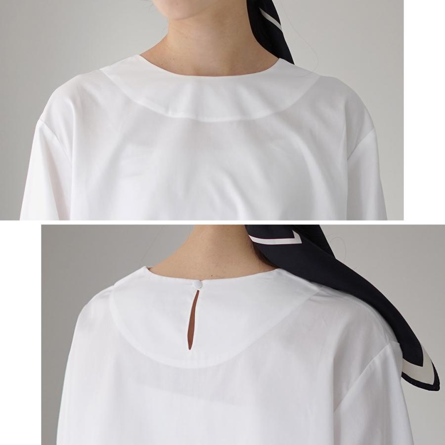 tumugu（ツムグ） コットンサテン プルオーバー / レディース ブラウス