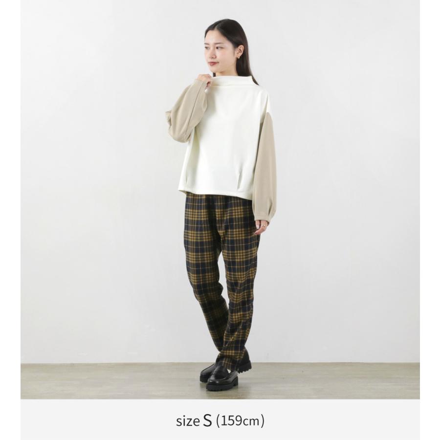 Kelen（ケレン） バイカラー モックネックトップス レディース 長袖