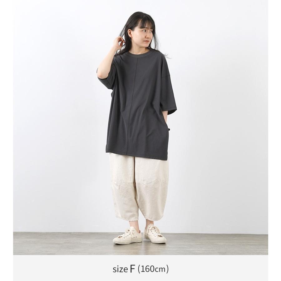 TUMUGU（ツムグ） ヴィンテージ天竺 チュニック / 半袖 Tシャツ カットソー 5分袖 ハーフスリーブ コットン 綿｜期間限定SALE｜daigochi｜06