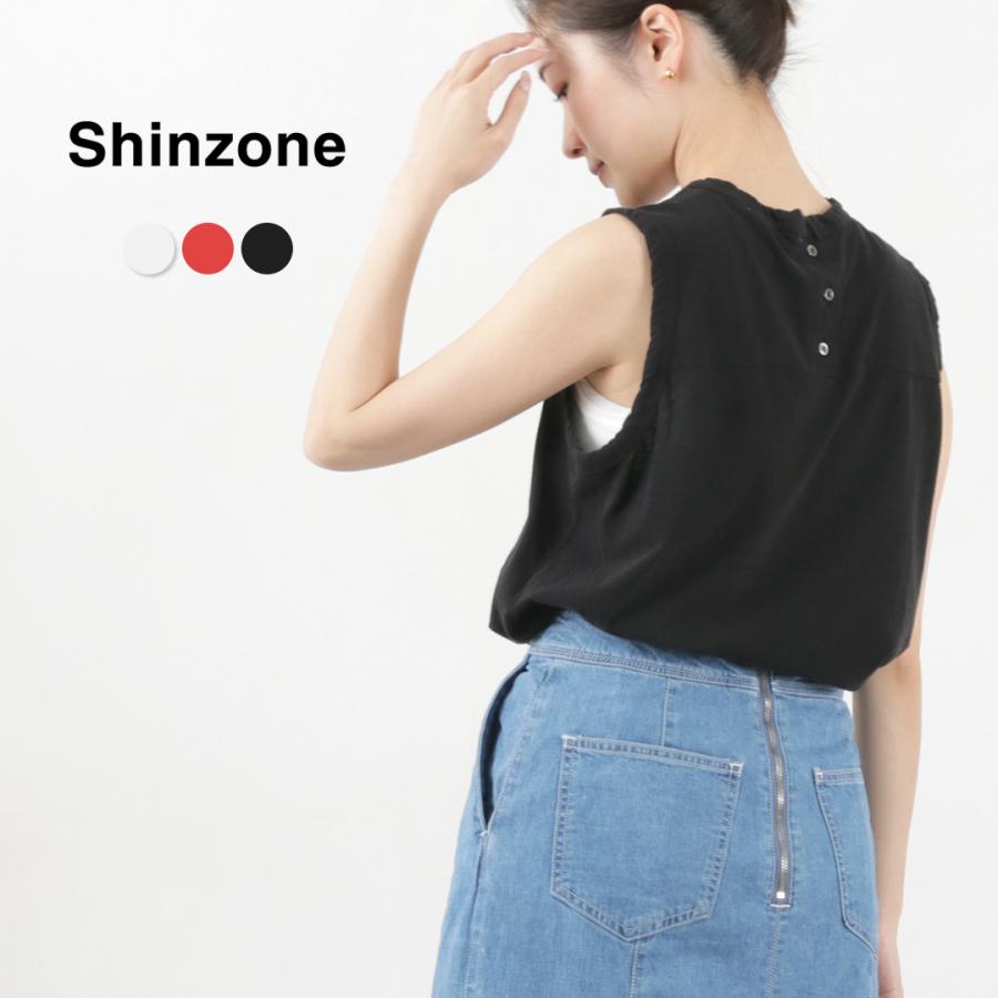 Shinzone（シンゾーン） ハイツイストコットン スリーブレスカットソー