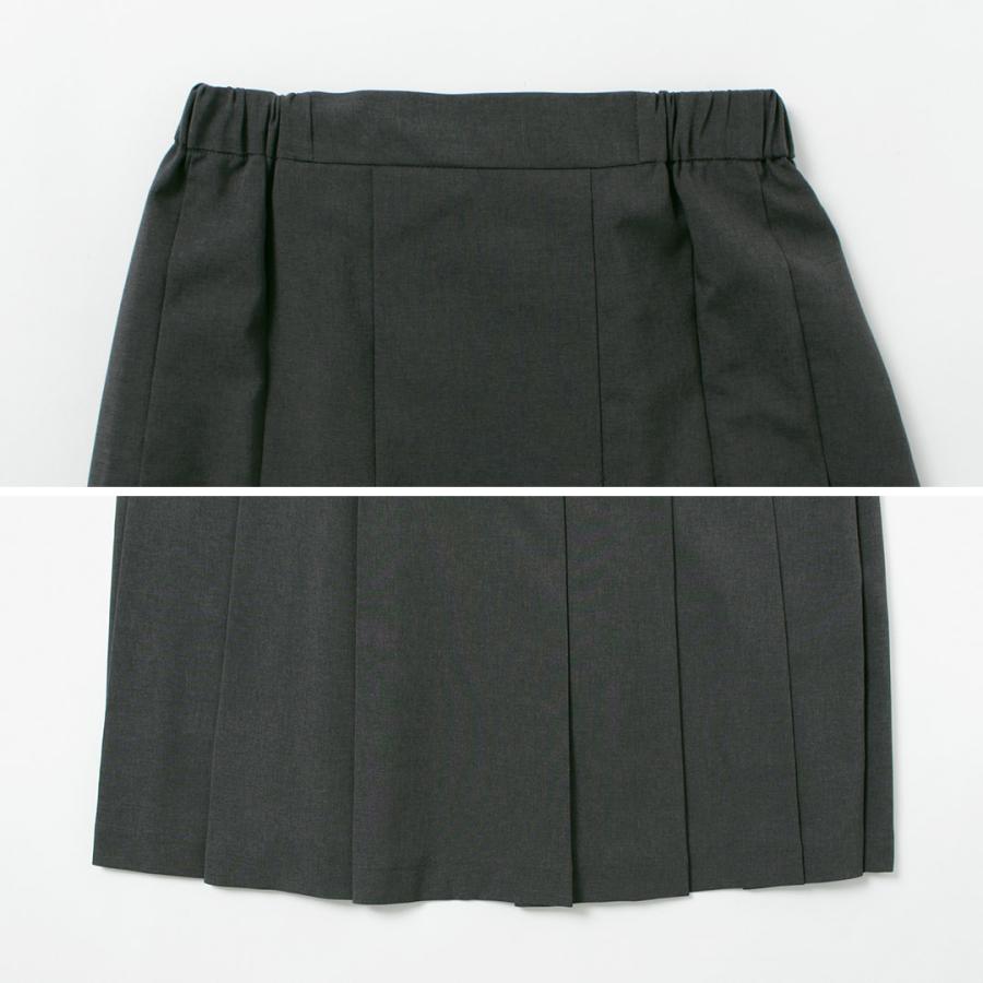 MidiUmi（ミディウミ） カラー プリーツ スカート / ロング Aライン