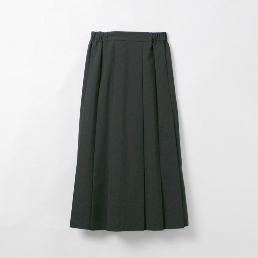 MidiUmi（ミディウミ） カラー プリーツ スカート / ロング Aライン