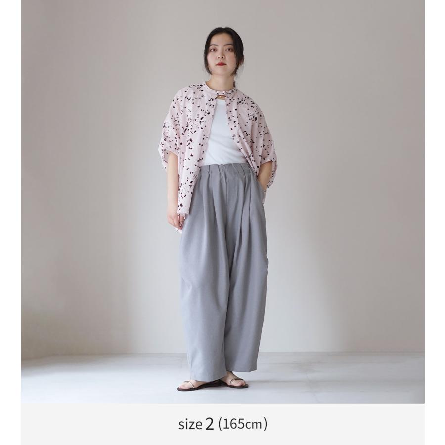 mizuiroind（ミズイロインド） ワイド カーゴ パンツ 日本製