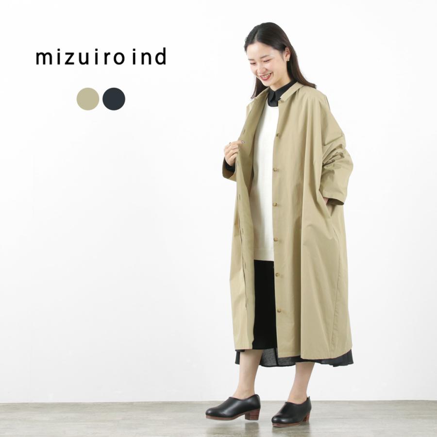 mizuiro ind（ミズイロインド） シャツライク コート / レディース 