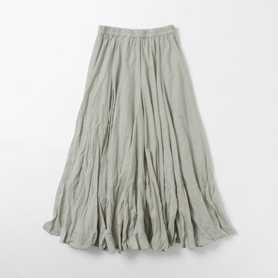 mizuiroind（ミズイロインド） ボリューム フレア スカート