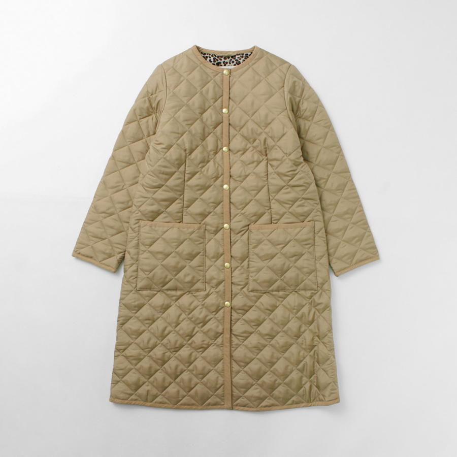 TRADITIONAL WEATHERWEAR アークリー ノーカラーキルティングコート 