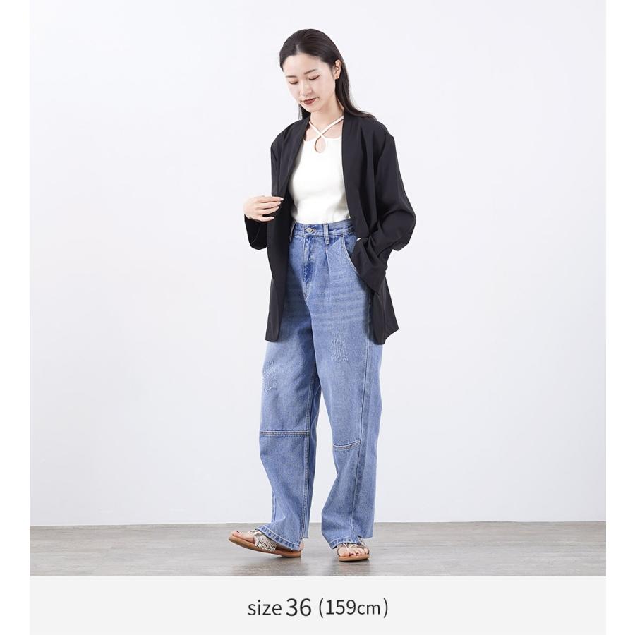 N.様専用 YENN タックワイドデニムパンツ 36 美品 イエン