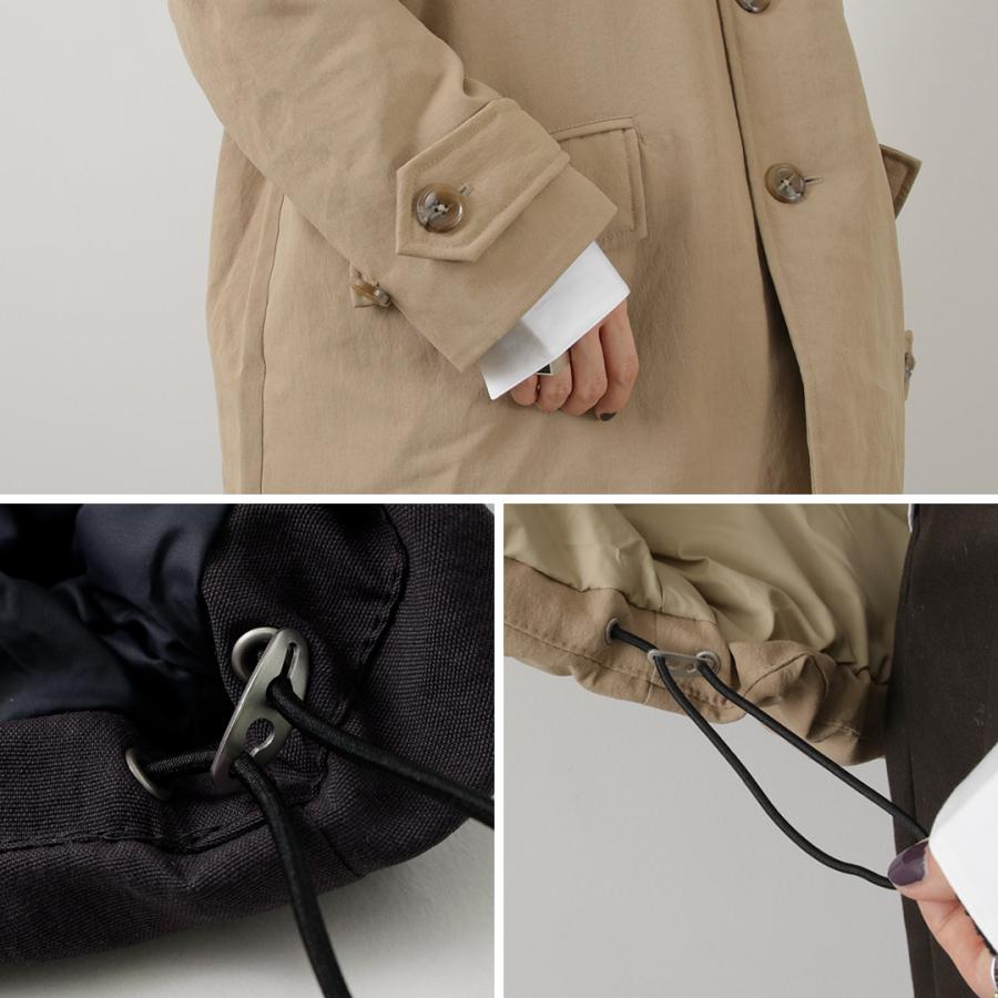 ジャケット・アウター OVY Cotton Bal Collar Over Coat beige M Cotton Bal Collar Over Coat (black) | OVY