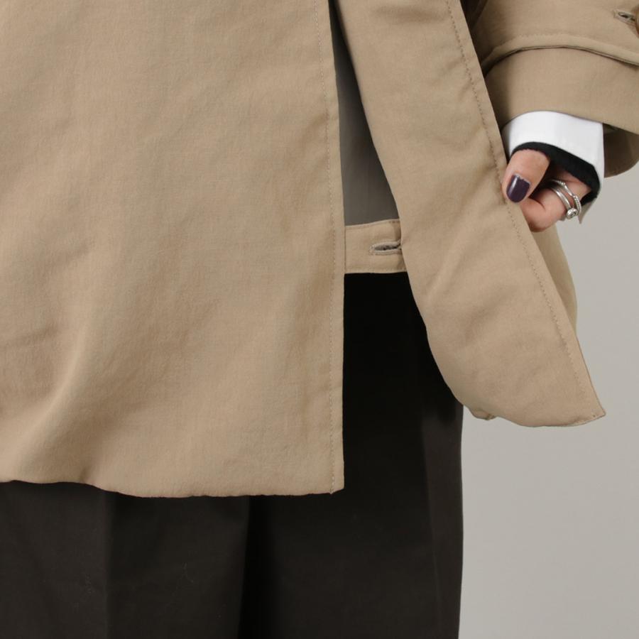 ジャケット・アウター OVY Cotton Bal Collar Over Coat beige M Cotton Bal Collar Over Coat (black) | OVY