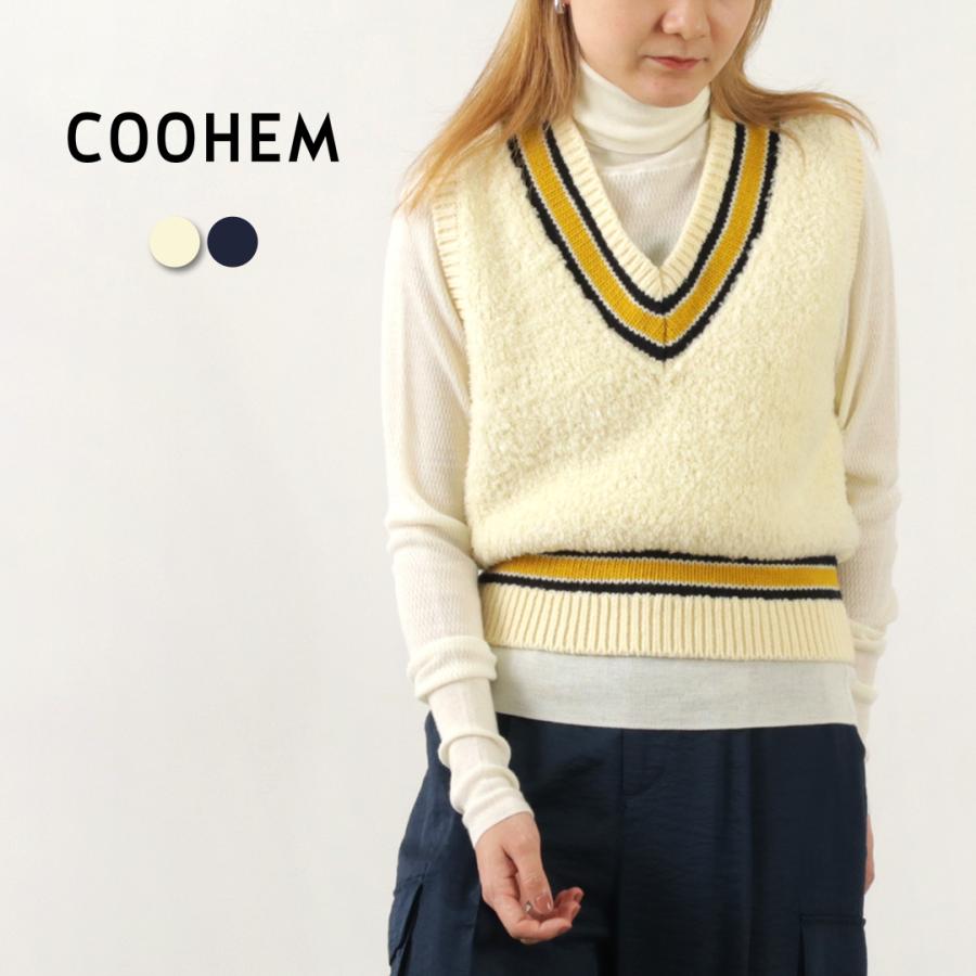 Coohem（コーヘン） ウールフリース チルデン ニット / レディース 