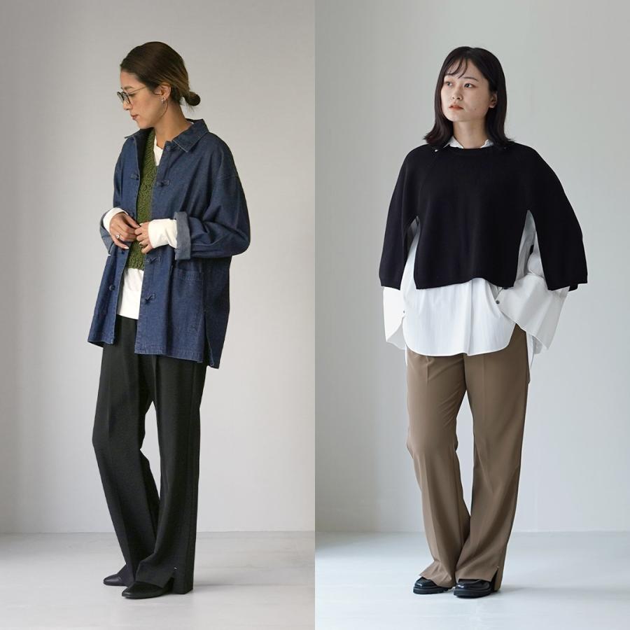 YENN YENN（イェン） サイド スリット スラックス / レディース