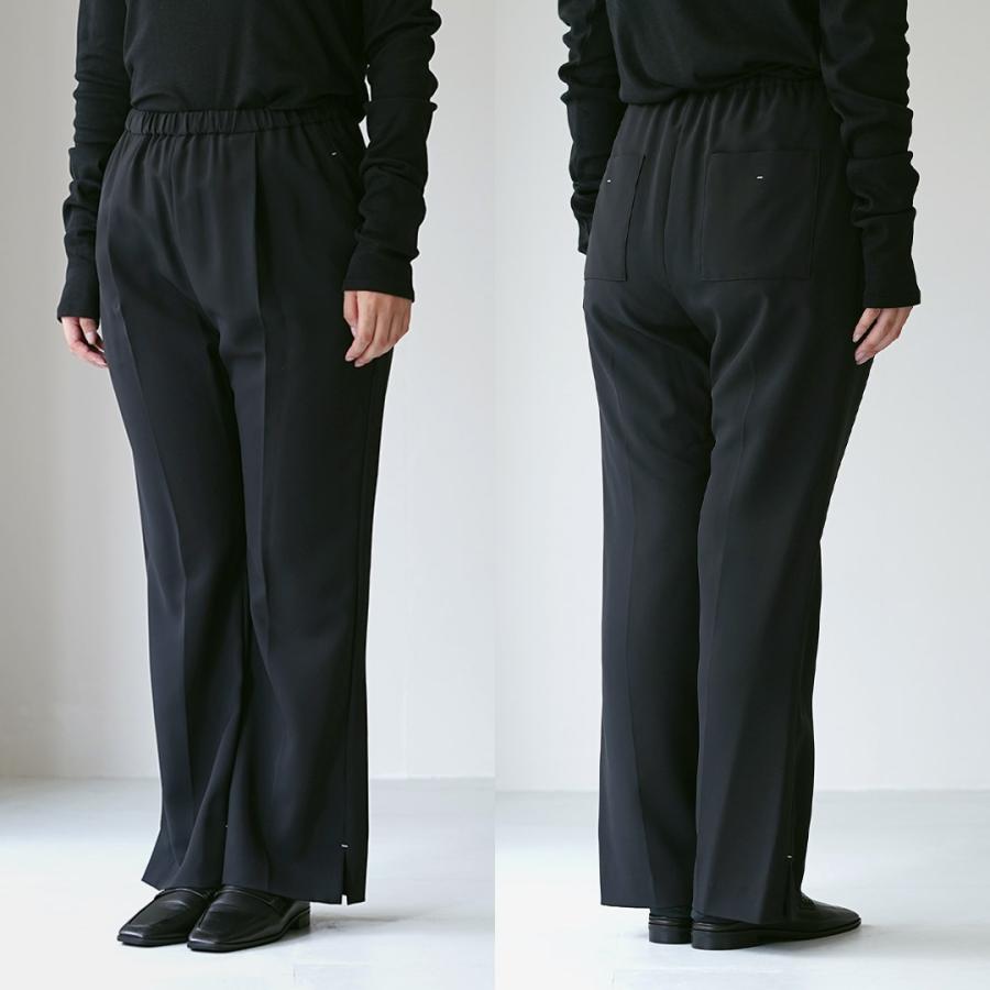 リグリーム　サイドスリットスティックパンツ ブラック サイドスリットスティックパンツ｜SIDE SLIT STICK PANTSの通販｜regleam