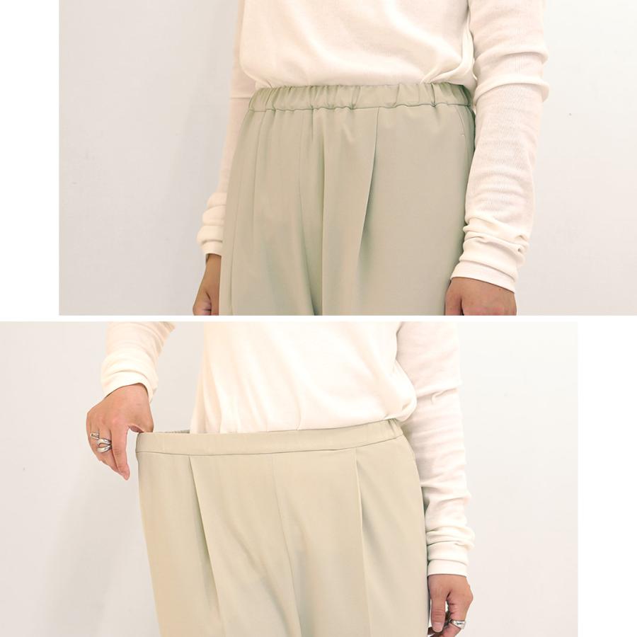 YENN 【予約販売：10月下旬発送予定】YENN（イェン） SIDE SLIT SLACKS