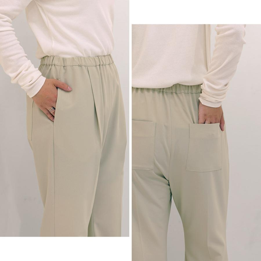 YENN 【予約販売：10月下旬発送予定】YENN（イェン） SIDE SLIT SLACKS