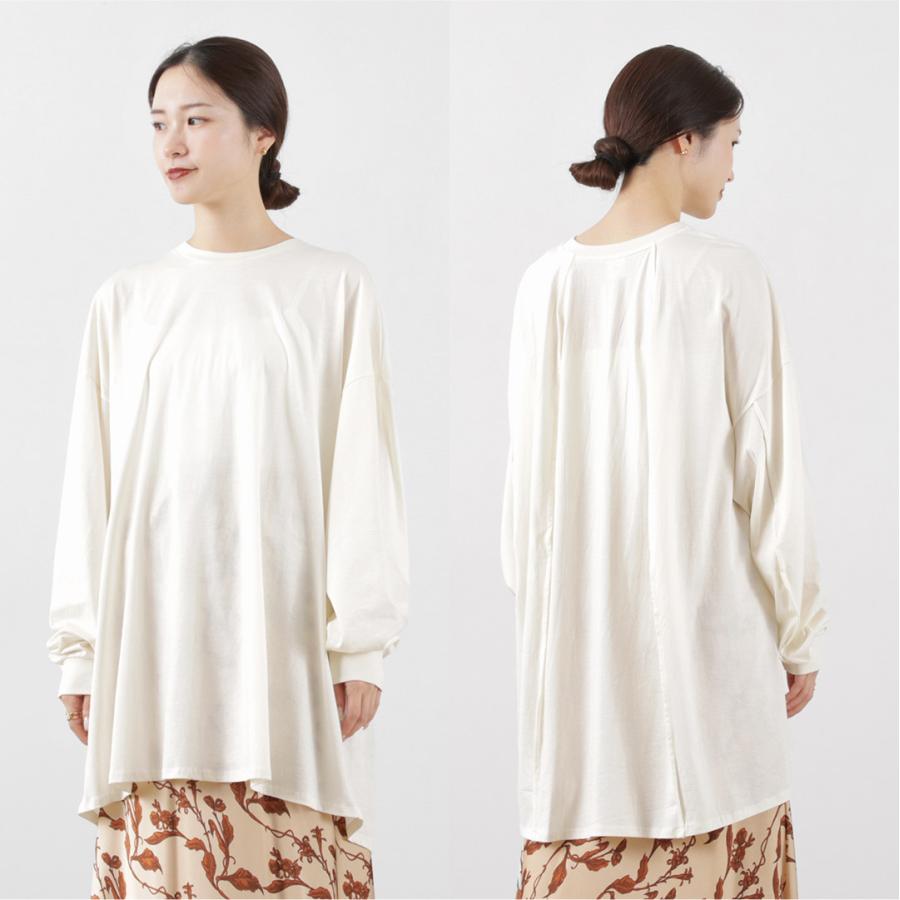 YENN YENN（イェン） カーブフォーム ロングTee / レディース トップス