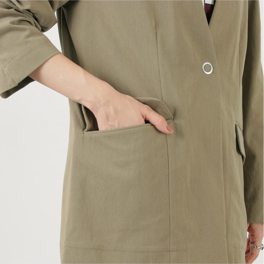 Johnbull（ジョンブル） ノーカラージャケット / レディース ライト