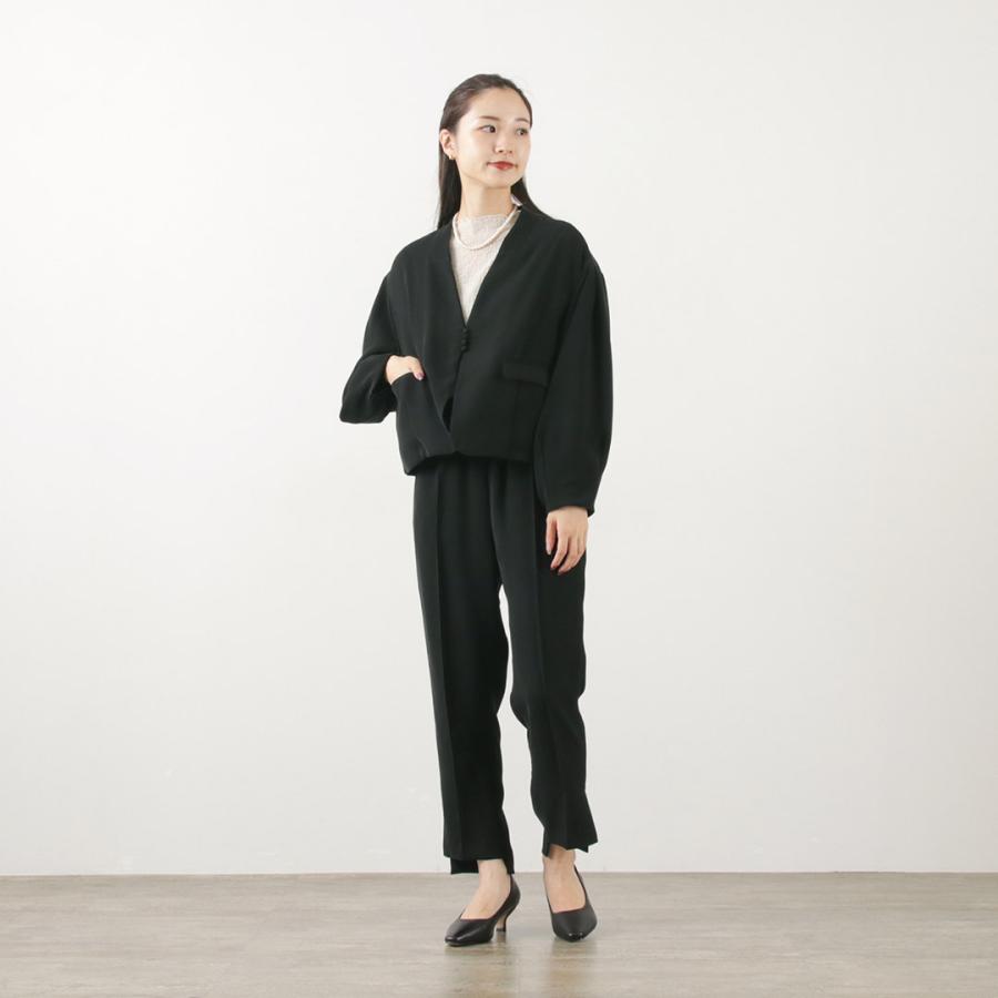 WHYTO WHYTO.（ホワイト） スリットネック ジャケット / レディース