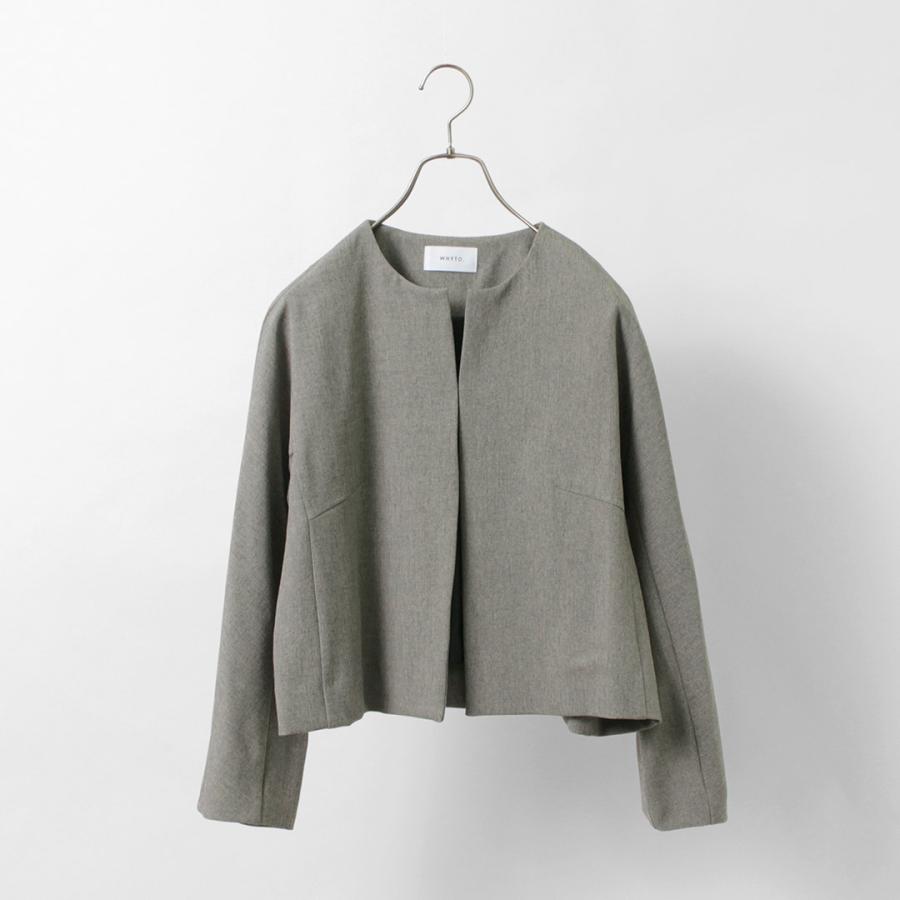 WHYTO（ホワイト） WHYTO.（ホワイト） ノーカラー ショート