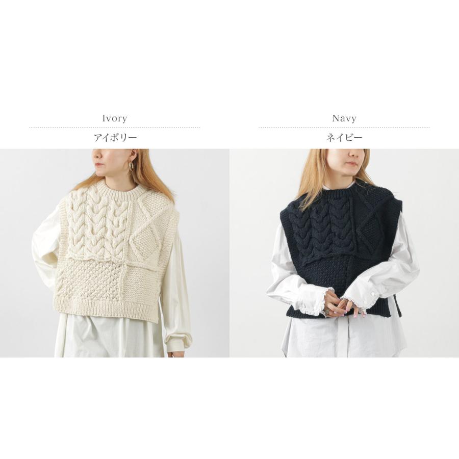 MACHATT ケーブルハンドニット（アイボリー） ケーブルハンドニット（アイボリー） | MACHATT ONLINE STORE