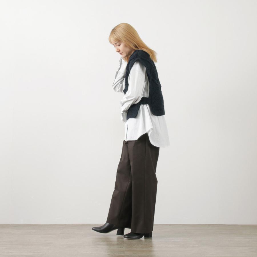 kha:ki（カーキ） ハンドニット ケーブル ベスト / レディース