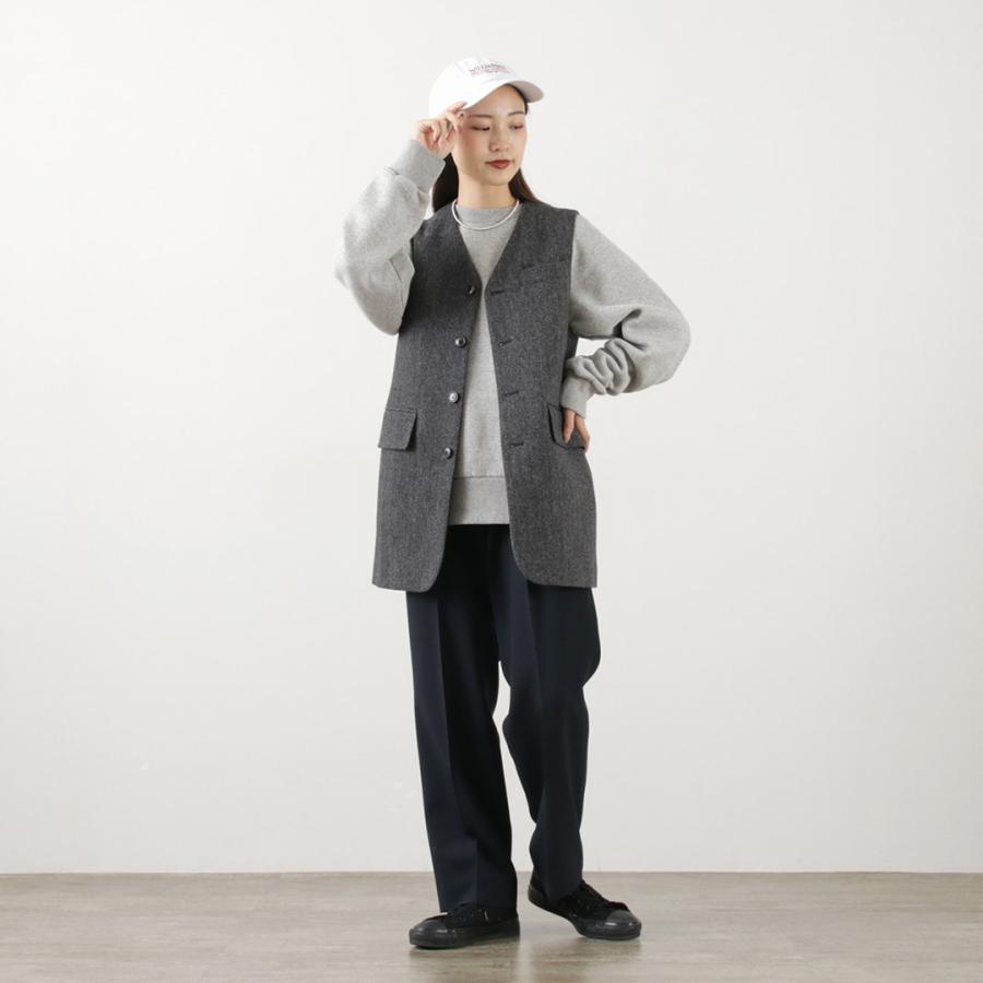 Shinzone(シンゾーン)｜ヘリンボーンジレ/グレー の通販｜ELLESHOP 