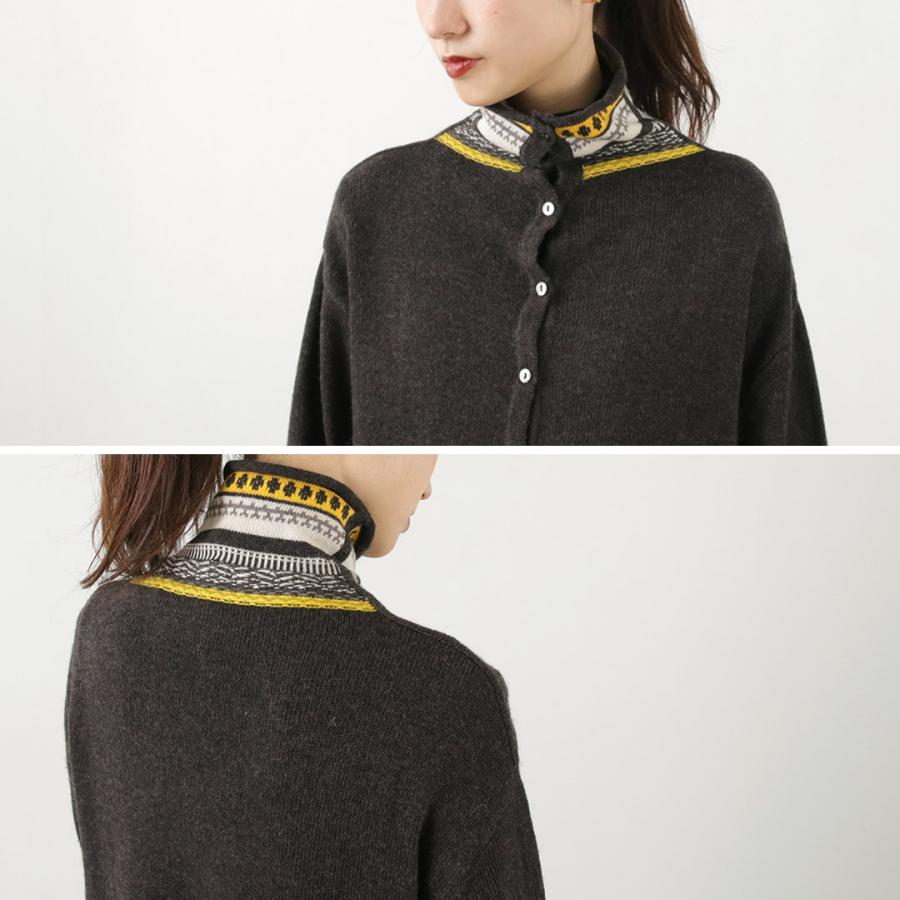 ツムグ tumugu ドットカーディガン