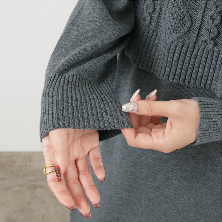 mao made（マオメイド） カラー別注 やわらかコットン レイヤード風