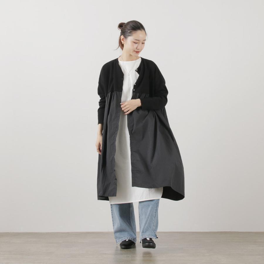 mao made（マオメイド） カラー別注 異素材切り替え ワイド2WAY