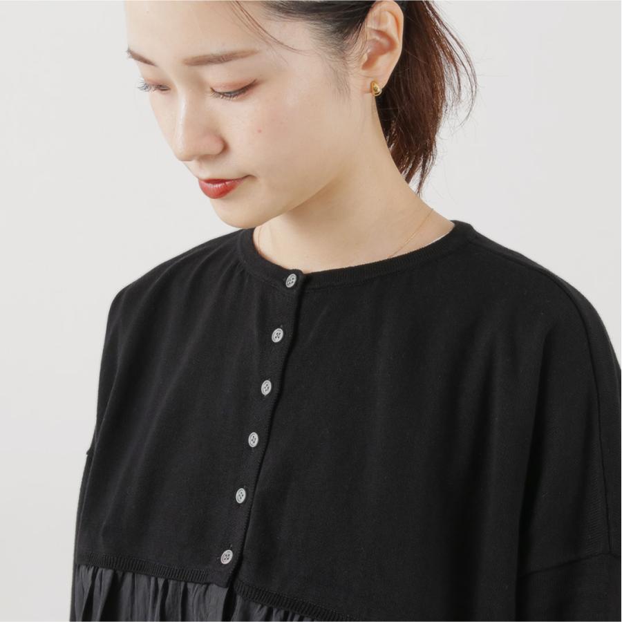 mao made（マオメイド） カラー別注 異素材切り替え ワイド2WAY