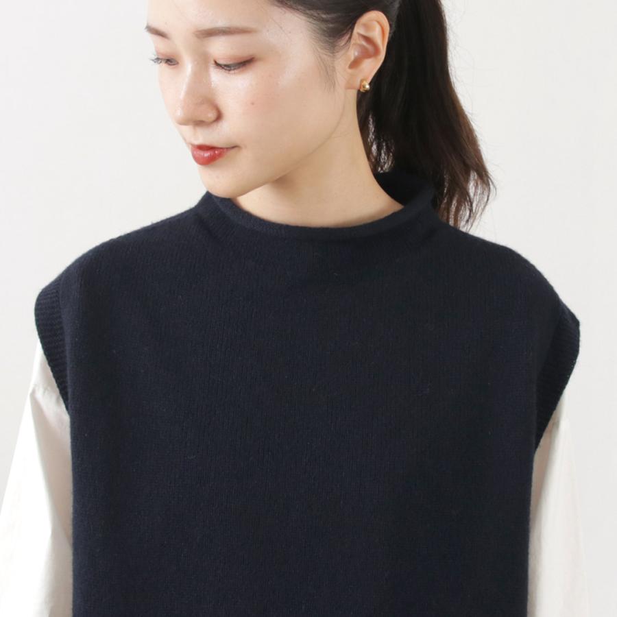 mao made（マオメイド） JAPAN KNIT エアーヤーン ショートベスト