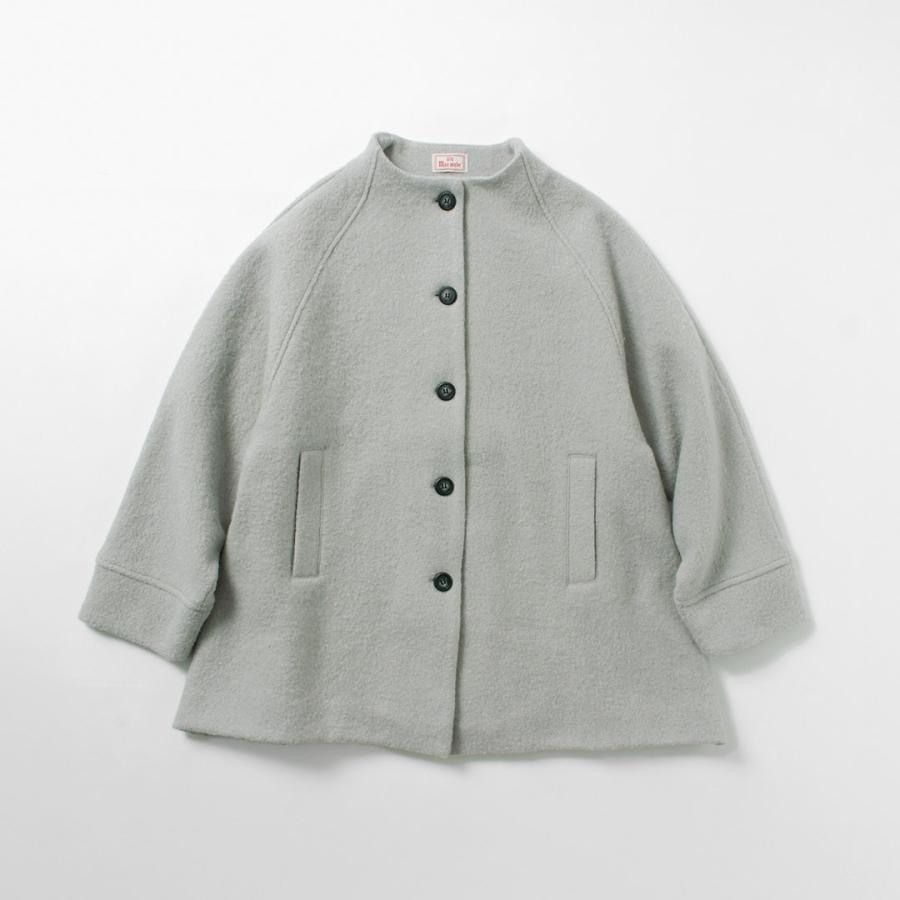 Mao made 異素材 ウールコート 訳あり 美品 マオメイド Mao made 異素材 ウールコート 訳あり 美品 マオメイド