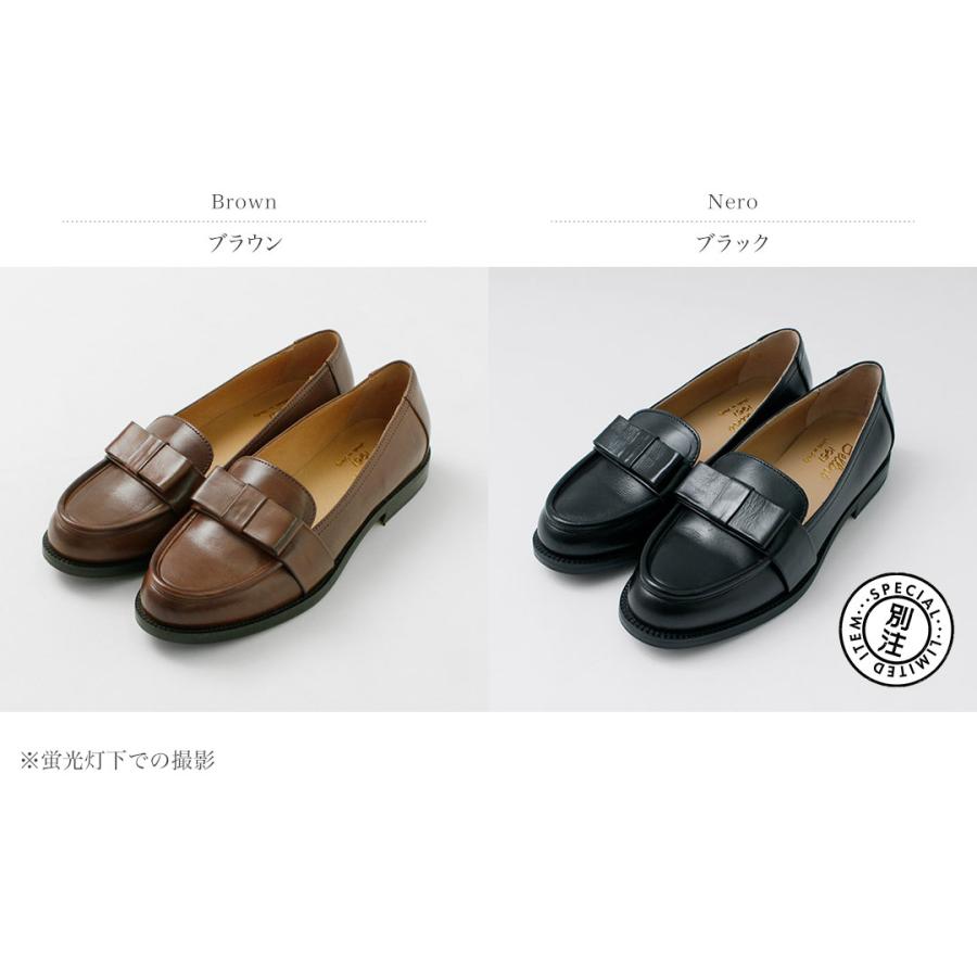 DIEGO BELLINI ブラウンレザー ローファー DIEGO BELLINI ディエゴベリーニ フラット レザー コイン ローファー