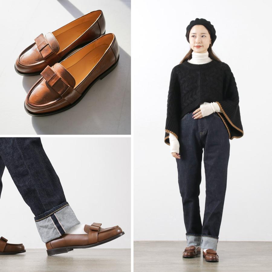 Diego Bellini（ディエゴベリーニ） カラー別注 リボンローファー