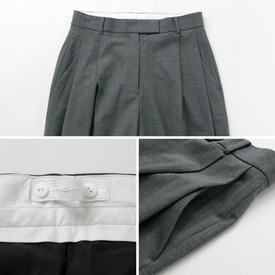 ETRE TOKYO（エトレトウキョウ） ウエストアジャスタブル タックワイド