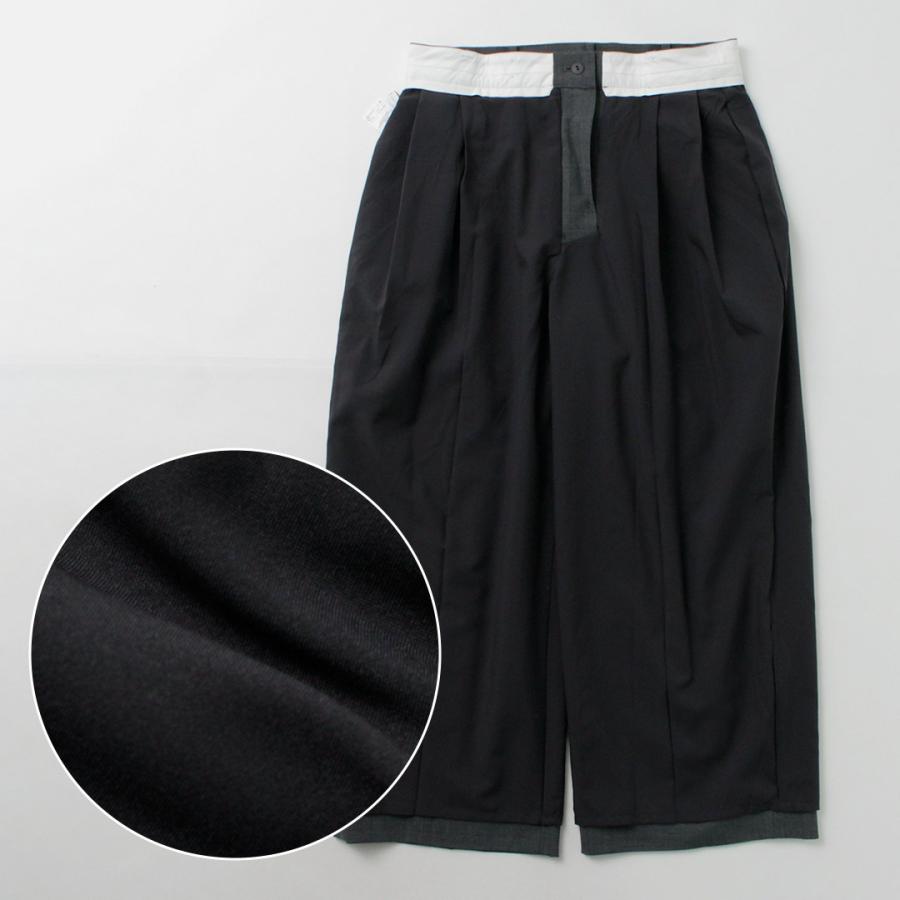 ETRE TOKYO（エトレトウキョウ） ウエストアジャスタブル タックワイド