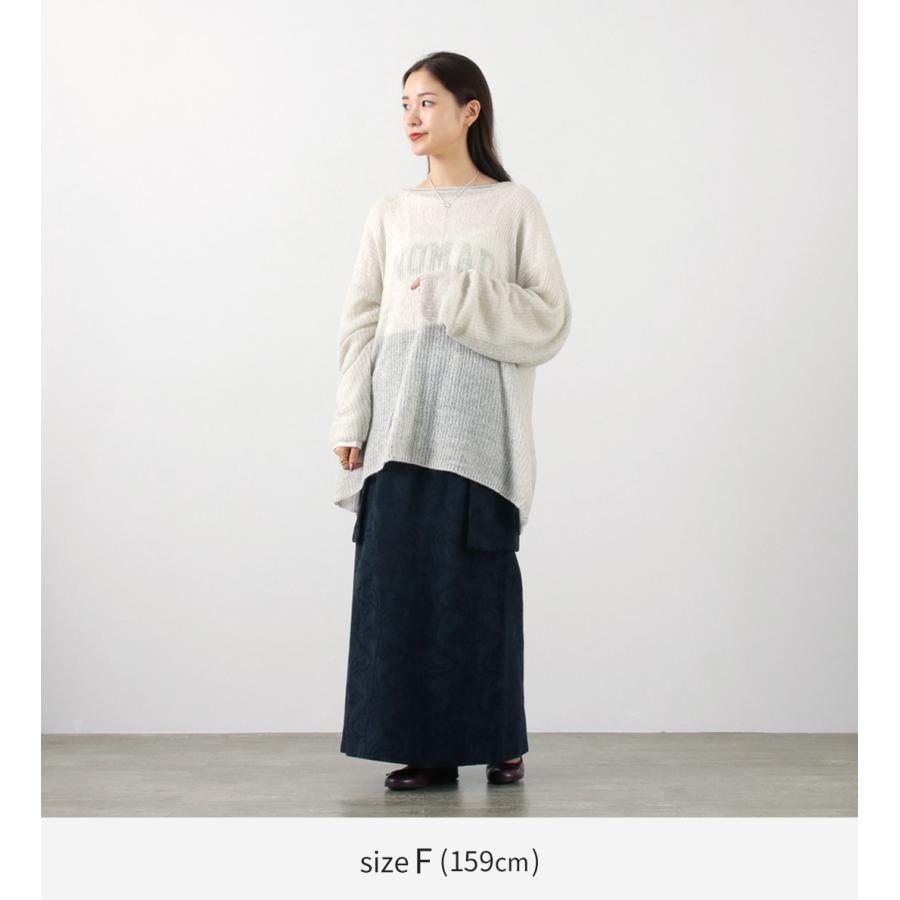 CHIGNON CHIGNON（シニヨン） モヘア混片畦ルーズニット / レディース