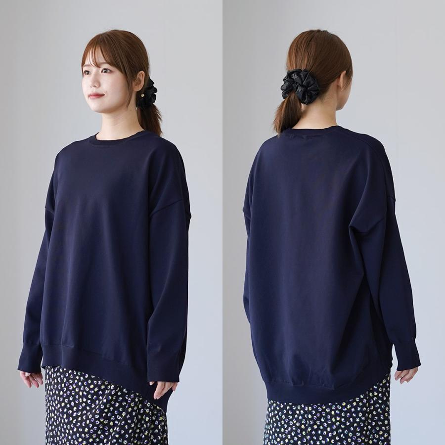 mizuiroind（ミズイロインド） クルーネック ワイド プルオーバー