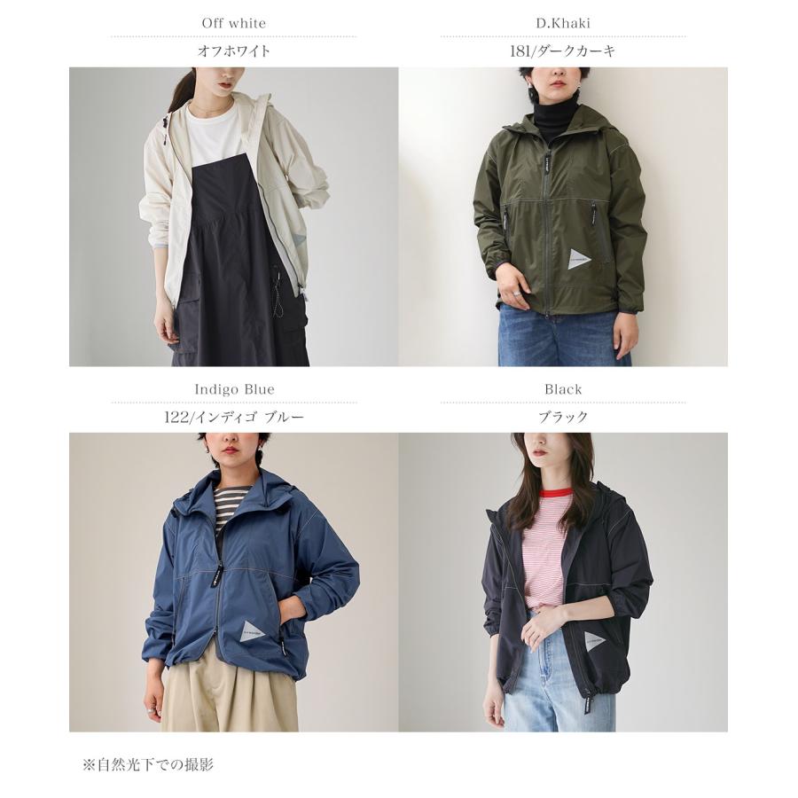 and wander（アンドワンダー） パーテックス ウィンド ジャケット