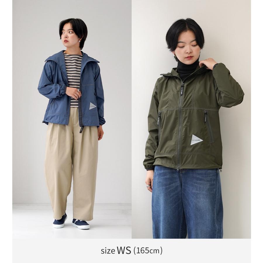 and wander（アンドワンダー） パーテックス ウィンド ジャケット