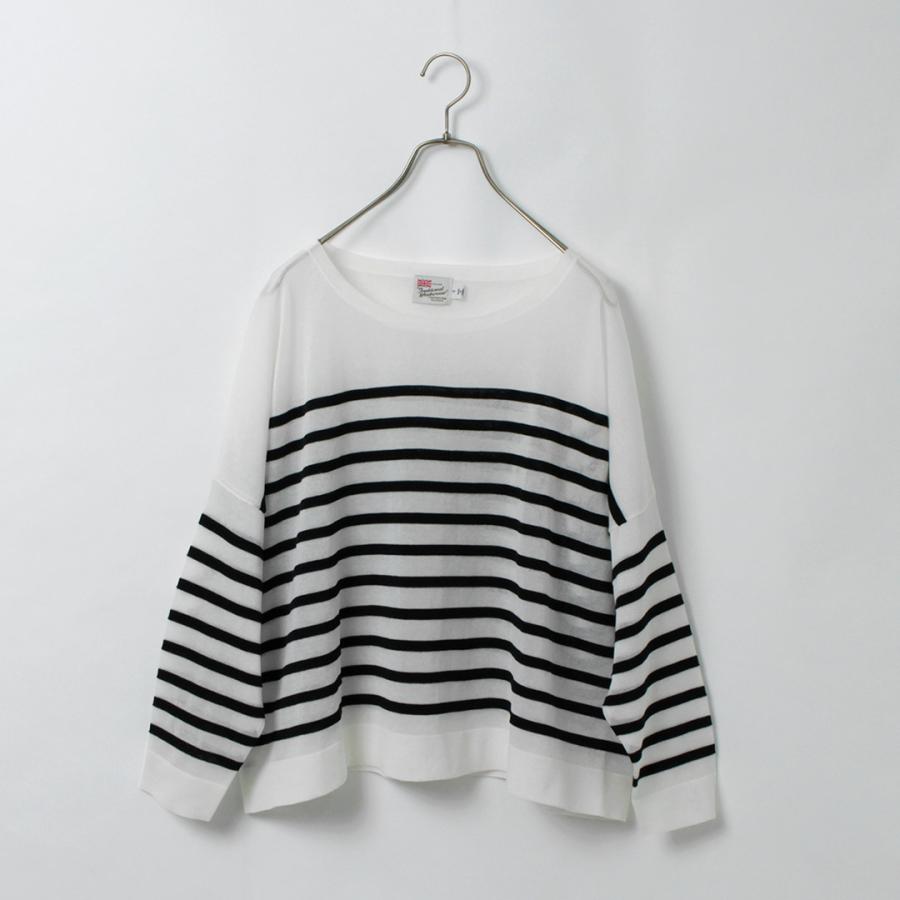 Traditional Weatherwear 新品 ボーダーバスクシャツ 定価16500円 BNB SHIRT BF Ｔシャツ カットソー ブルー ホワイト レディース トラディショナルウェザーウェア【中古】5-0220M∞ Traditional Weatherwear 新品 ボーダーバスクシャツ 定価16500円 BNB