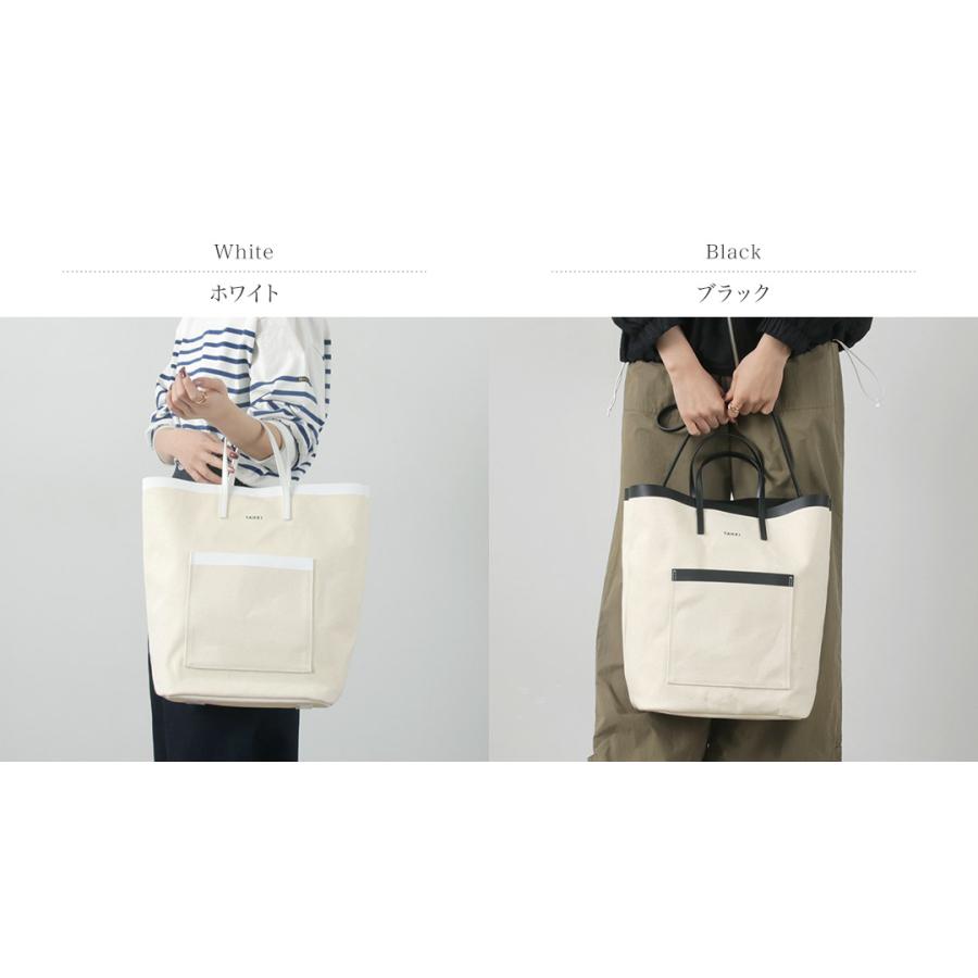 YAHKI YAHKI(ヤーキ) レザーパイピング キャンバス トート YAHKI YAHKI(ヤーキ) レザーパイピング キャンバス トート