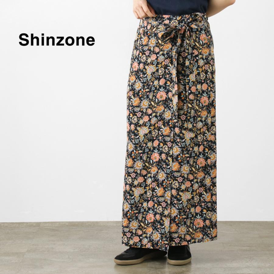 SHINZONE（シンゾーン） オリエンタル フラワースカート / ラップ 巻き 
