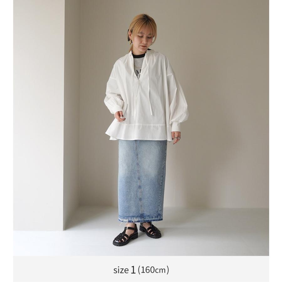 kha:ki（カーキ） 2WAY スキッパー チャーチ ブラウス / 長袖