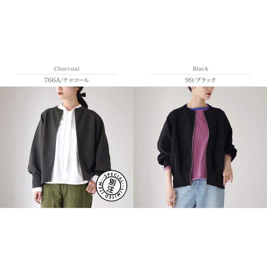 mao made（マオメイド） カラー別注 ラグランスリーブ ジップアップ