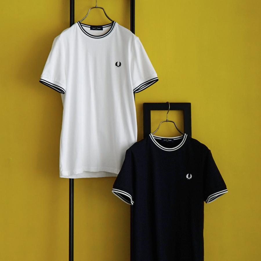 FRED PERRY（フレッドペリー） ツイン ティップド Tシャツ / レディース 半袖の画像