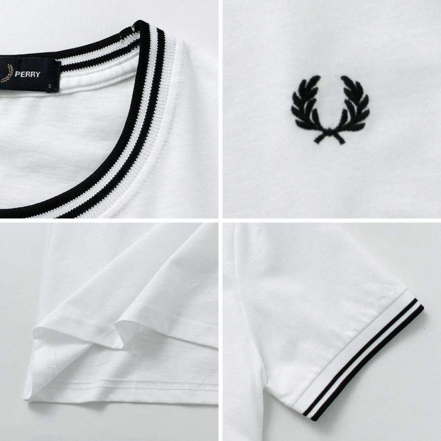 FRED PERRY（フレッドペリー） ツイン ティップド Tシャツ / レディース 半袖の画像
