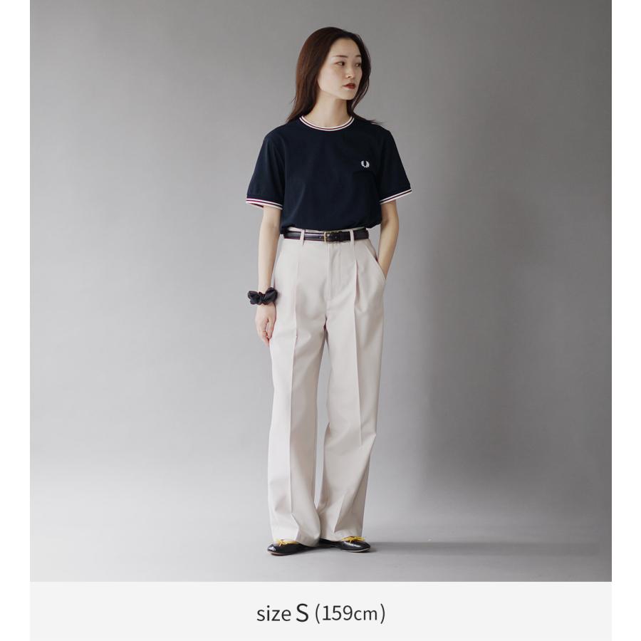 FRED PERRY（フレッドペリー） ツイン ティップド Tシャツ / レディース 半袖の画像