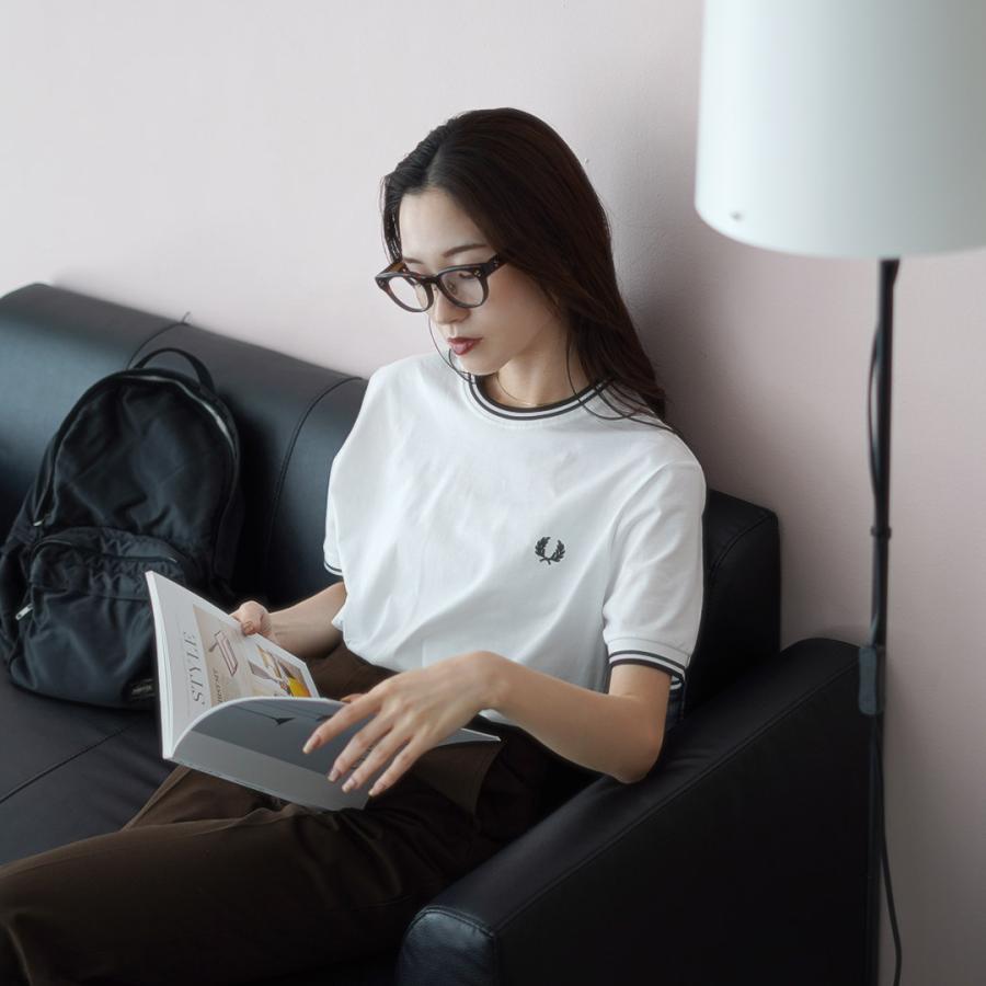 FRED PERRY（フレッドペリー） ツイン ティップド Tシャツ / レディース 半袖の画像