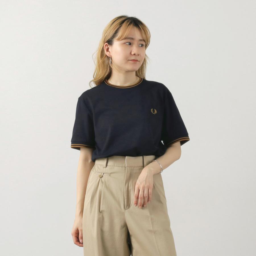 FRED PERRY（フレッドペリー） M1588 TWIN TIPPED Tシャツ / レディース トップス 半袖｜daigochi｜13