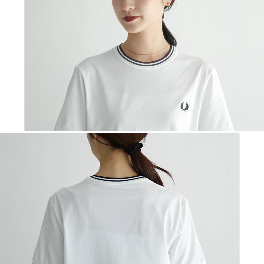 FRED PERRY（フレッドペリー） ツイン ティップド Tシャツ / レディース 半袖の画像